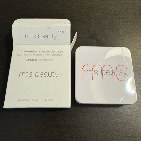RMS Beauty ReDimension Hydra Powder Blush Sangria .25 oz 7 g Full Size NIB - Picture 2 of 4